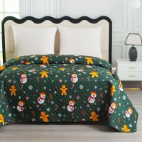 Cheap Microfiber Ultrasonic Quilted Christmas Bed