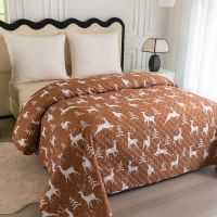 Cheap Microfiber Ultrasonic Quilted Christmas Bed