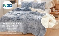 Comforters Queen Size, All Season Duvet Insert, Down Alternative Box Stitched Bed Comforter with Corner Tabs, Machine Washable