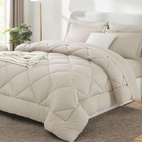 Polyester Microfiber Buyer Designer Home Use Luxury Comforter Quilted Bedding Set