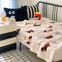  Plush Milk Velvet Sherpa Fleece Blanket Soft Cozy Thicken Throw for Sofa Nap Home Decor Bedspread Wholesale
