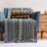 Wholesale Boho Throw Bed Soft Knit Blanket Promotion Soft Knit Blanket for Home Decor