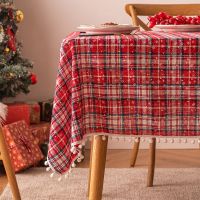  Share To  Christmas Tablecloth Snowflake Tartan