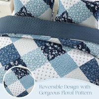 Reversible Boho Quilt Set Queen Size