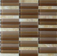 Blend Of Glass Mosaic And Marble