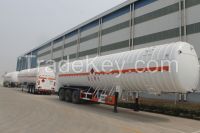 9533GDY-53000L 3 axles Liquid  Natural Gas Tank semi trailer for LNG From China