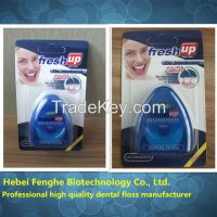 Colorful triangle shape dental floss