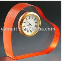 Acrylic Craft decoration W/Clock