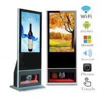 Shoes polisher advertising digital signage ad From China