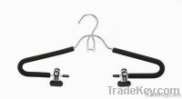 Metal hanger with foam padded, anti-slip