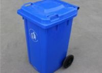 50L/120L/240L plastic trash bin middle pedal bin, square waste bin container, foot pedal plastic garbage bin with wheels