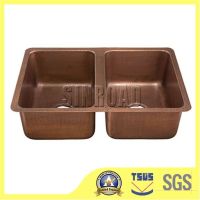 Double Bowl Copper Sinks