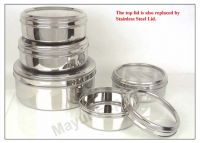 Stainless Steel Round Container