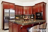 solid wood kitchen cabinets From China