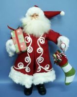 18" Christmas santa decoration