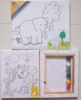 stretched canvas and frame