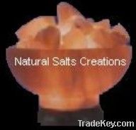 Crafted Crystal Rock Salt Lamp