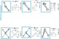 Spider Fitting, glass fitting, glass spider