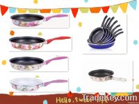 European Porcelain Enamel Frying Pan(Color