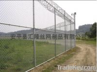 Industrial chain link fence/galvanized chain link fence/PVC chain link