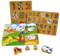Wooden Jigsaw Set From Hong Kong