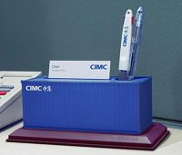 Container truck pencil vase