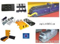 Track pad for paver (split and unitary type)