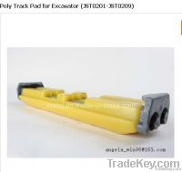 Track pad for excavator (hook type)
