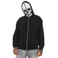 Oem Custom Men's Double-ended Zipper Pullover Hoodies High Quality Full Zip Up Hoodies Fleece Cotton Mens Hoodie