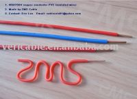 450/750 Cu conductor PVC insulated electric wire