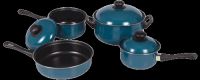 7PC belly shape non-stick cookware set