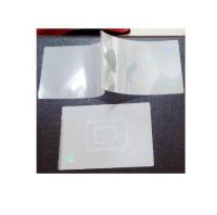 Transparent hologram lamination pouch