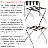 Hotel Luggage Rack
