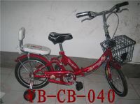 children folding bicycle