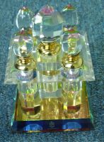 crystal perfume bottle