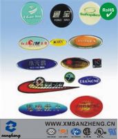 domed sticker