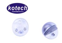 Low Profile Door Stop-Satin Chrome