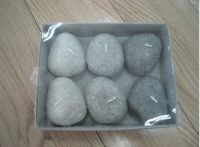 stone shaped candle