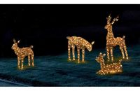 3D Reindeer Family - Rope Light - Christmas Lights - LED Rope Light