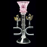 crystal candle holder