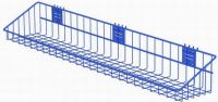 Grid basket for slatwall