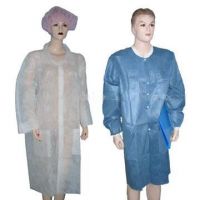 Disposable nonwoven SMS lab coat