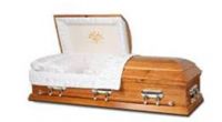 wood casket