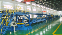 Continuous PU/EPS/ROCKWOOL Sandwich panel production line