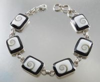 Shiva Shell 925 Sterling Silver Adjustable