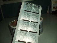 Electronics components label