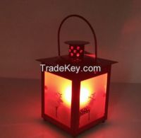 LED METAL LANTERN DECO