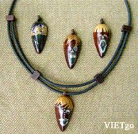 Wooden necklace
