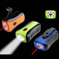 Mini Dynamo LED Flashlight, Ni-MH