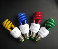 Colors Half Spiral Energy Saving Lamp